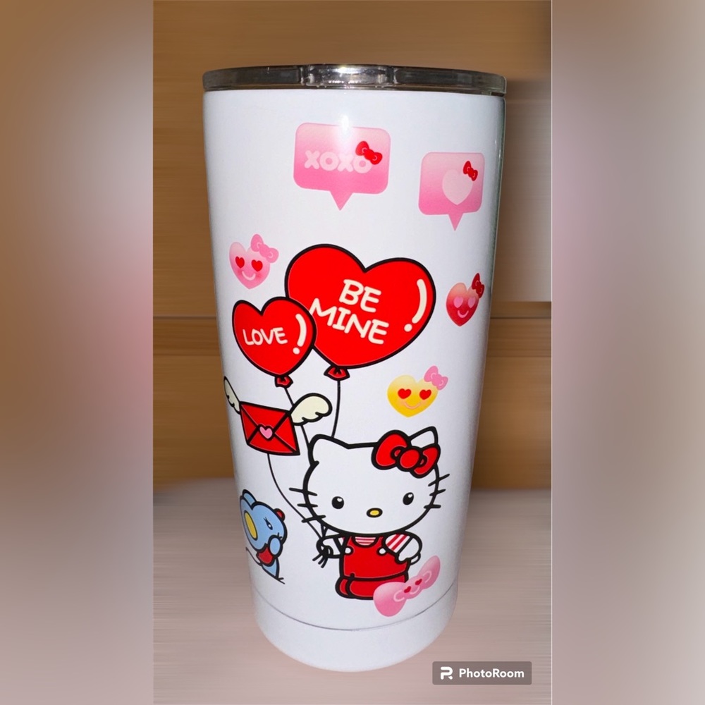 New! Hello kitty Valentines tumbler